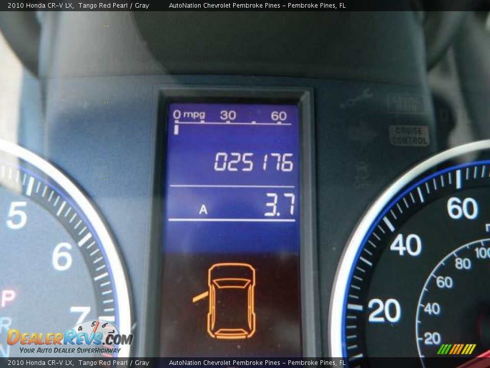 2010 Honda CR-V LX Tango Red Pearl / Gray Photo #19