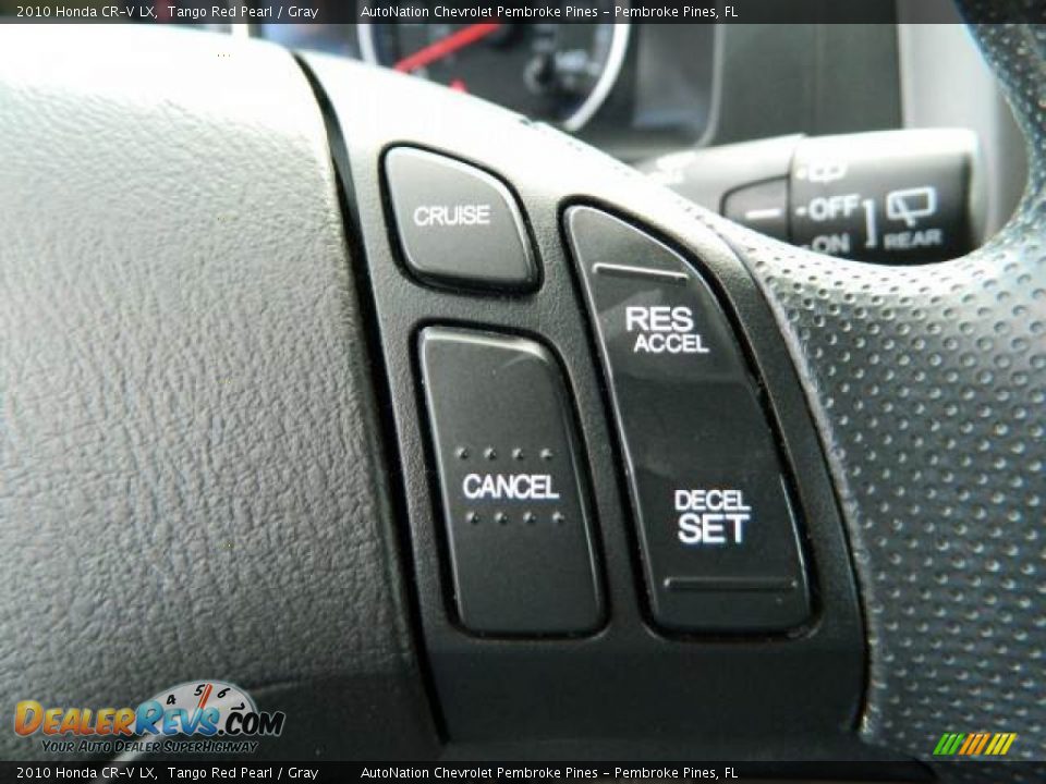 2010 Honda CR-V LX Tango Red Pearl / Gray Photo #23