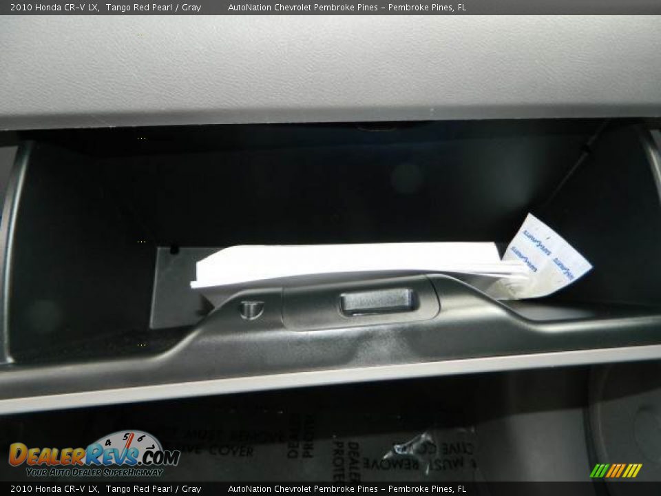 2010 Honda CR-V LX Tango Red Pearl / Gray Photo #25