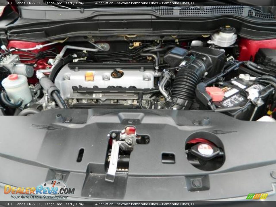 2010 Honda CR-V LX Tango Red Pearl / Gray Photo #30