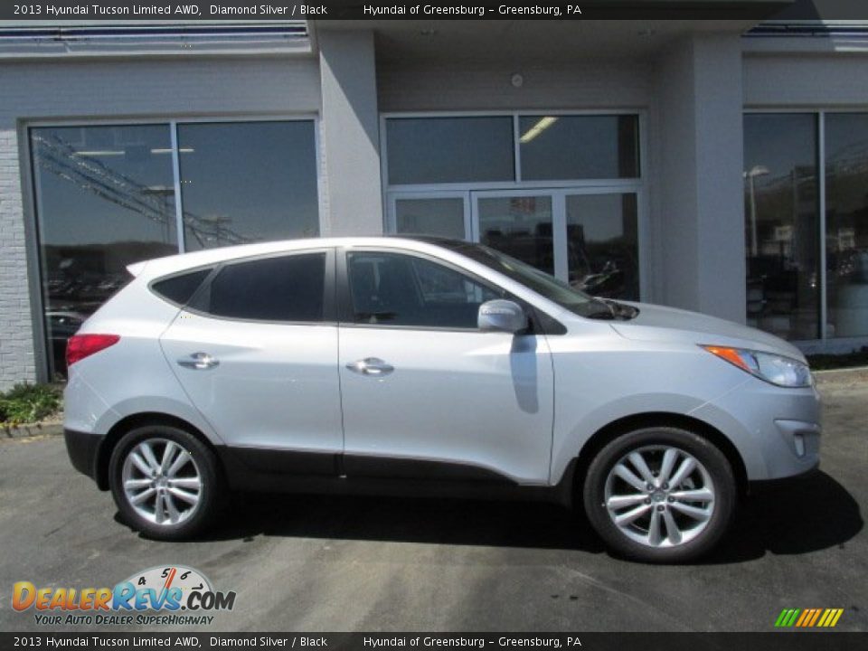 2013 Hyundai Tucson Limited AWD Diamond Silver / Black Photo #2