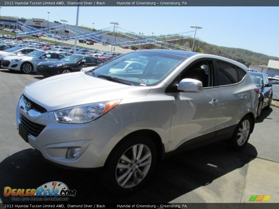 2013 Hyundai Tucson Limited AWD Diamond Silver / Black Photo #3