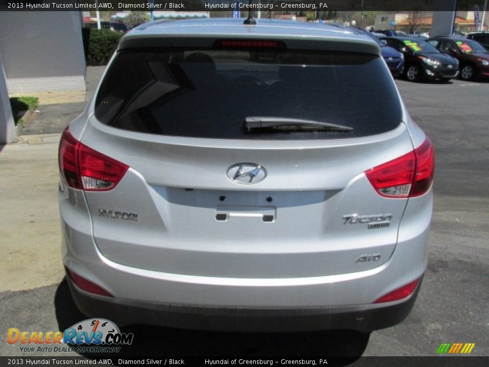 2013 Hyundai Tucson Limited AWD Diamond Silver / Black Photo #4