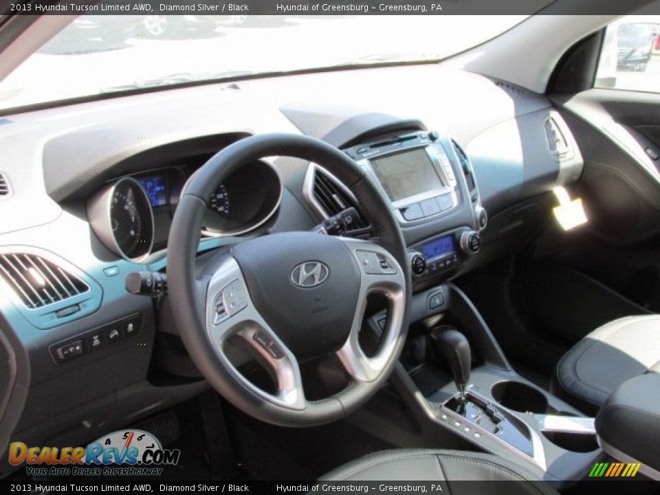 2013 Hyundai Tucson Limited AWD Diamond Silver / Black Photo #5