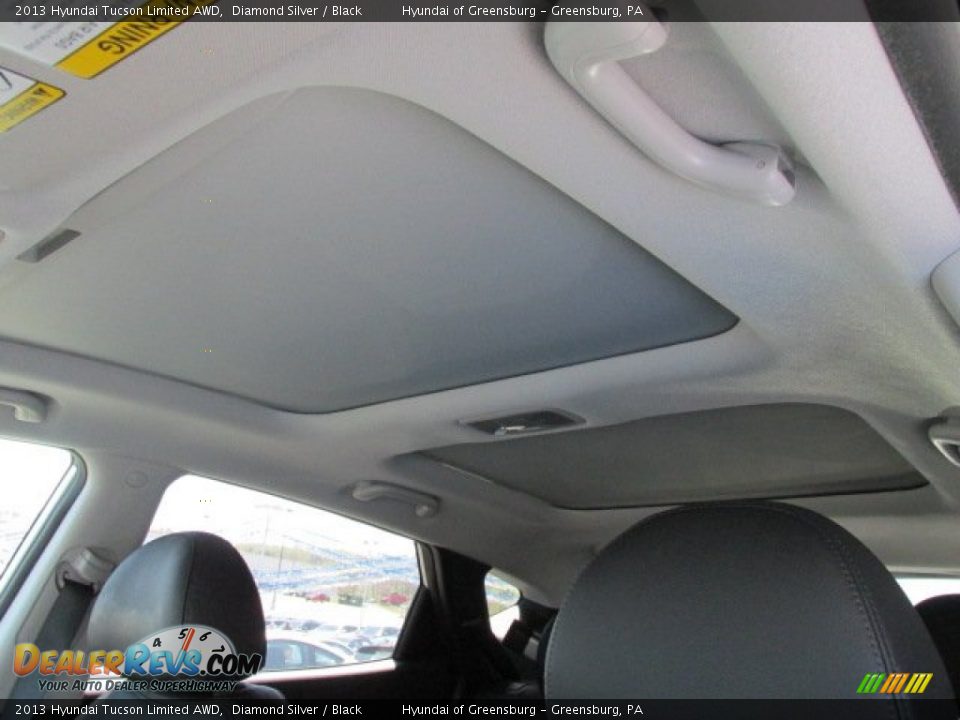 2013 Hyundai Tucson Limited AWD Diamond Silver / Black Photo #7