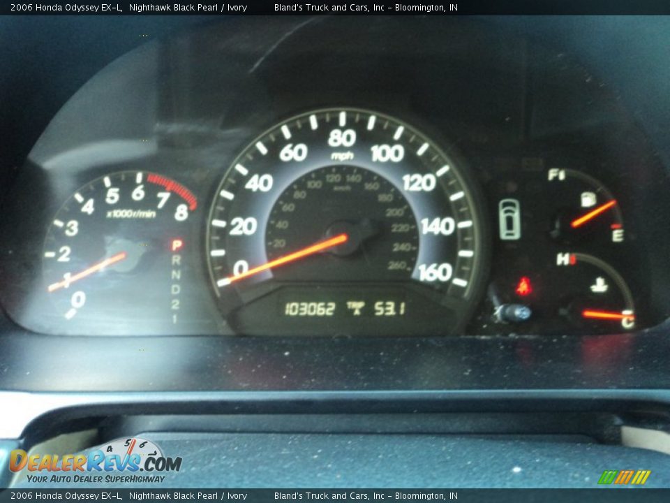 2006 Honda Odyssey EX-L Nighthawk Black Pearl / Ivory Photo #5