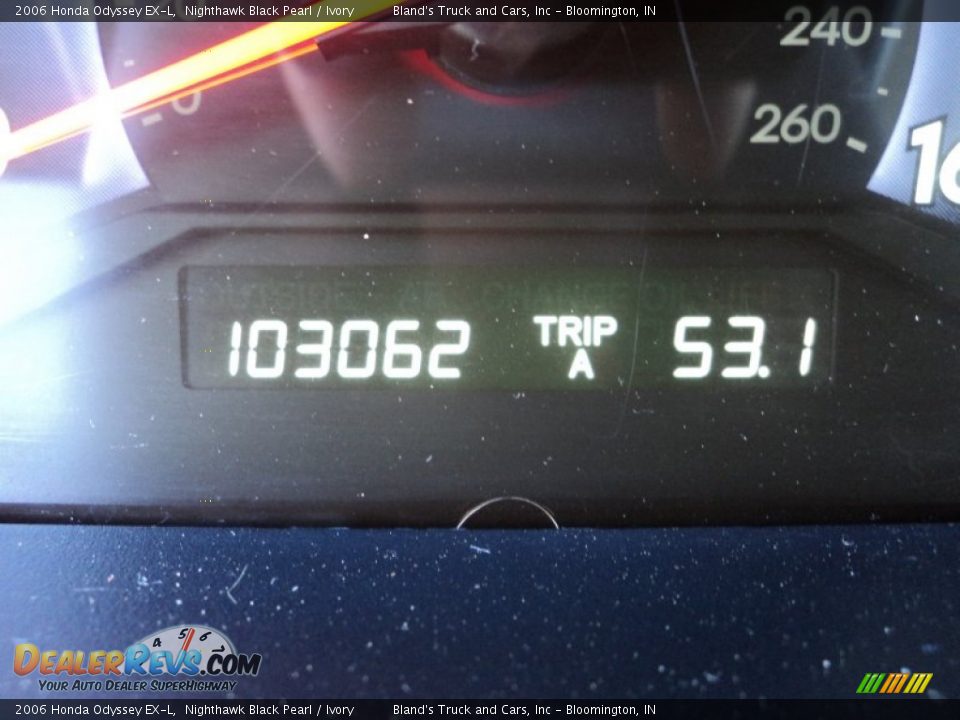 2006 Honda Odyssey EX-L Nighthawk Black Pearl / Ivory Photo #6