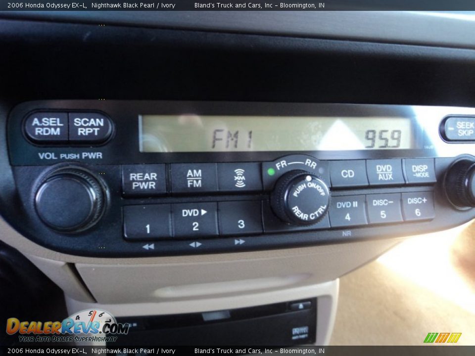 2006 Honda Odyssey EX-L Nighthawk Black Pearl / Ivory Photo #18