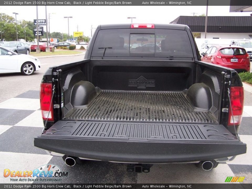 2012 Dodge Ram 1500 Big Horn Crew Cab Black / Light Pebble Beige/Bark Brown Photo #5