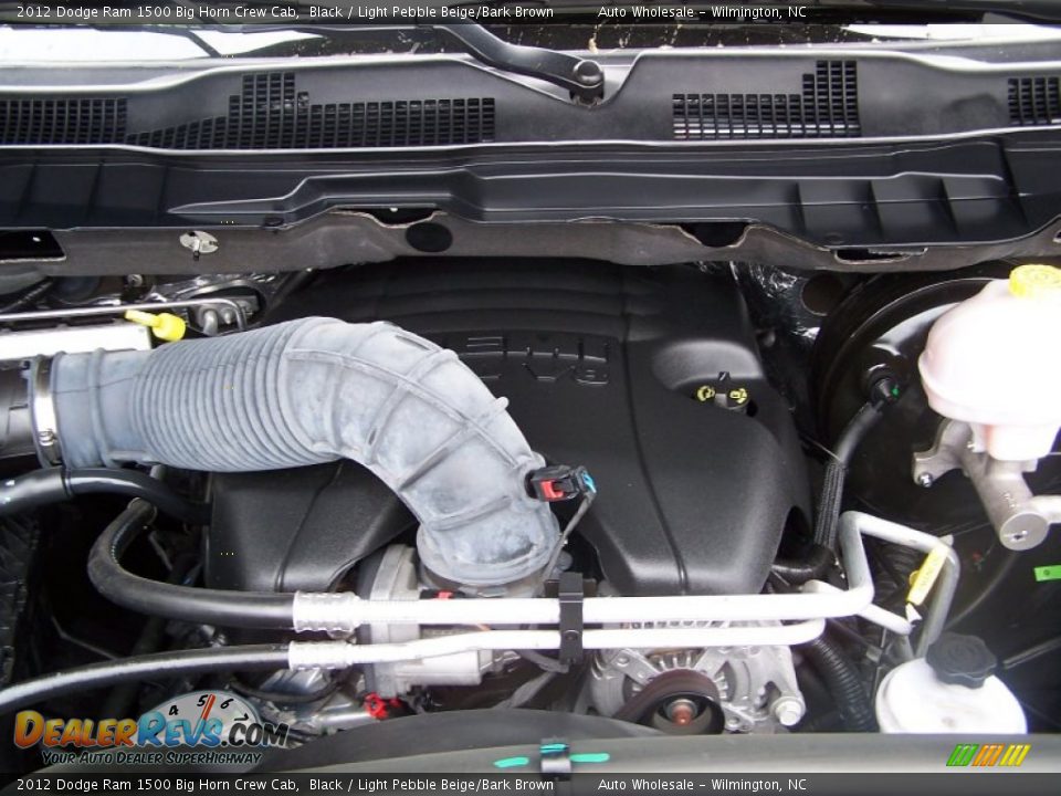 2012 Dodge Ram 1500 Big Horn Crew Cab Black / Light Pebble Beige/Bark Brown Photo #6
