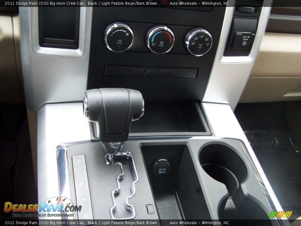 2012 Dodge Ram 1500 Big Horn Crew Cab Black / Light Pebble Beige/Bark Brown Photo #19