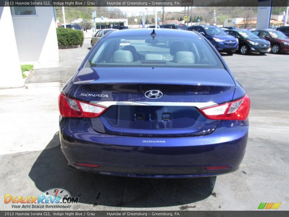2013 Hyundai Sonata GLS Indigo Night Blue / Gray Photo #4