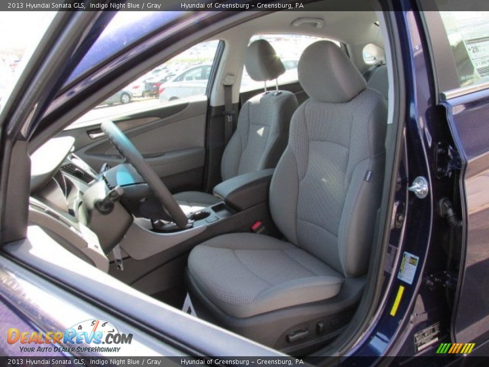 2013 Hyundai Sonata GLS Indigo Night Blue / Gray Photo #7