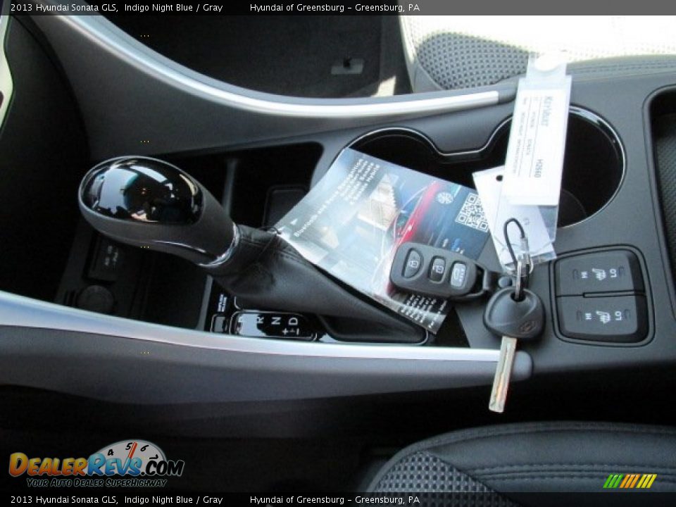 2013 Hyundai Sonata GLS Indigo Night Blue / Gray Photo #8