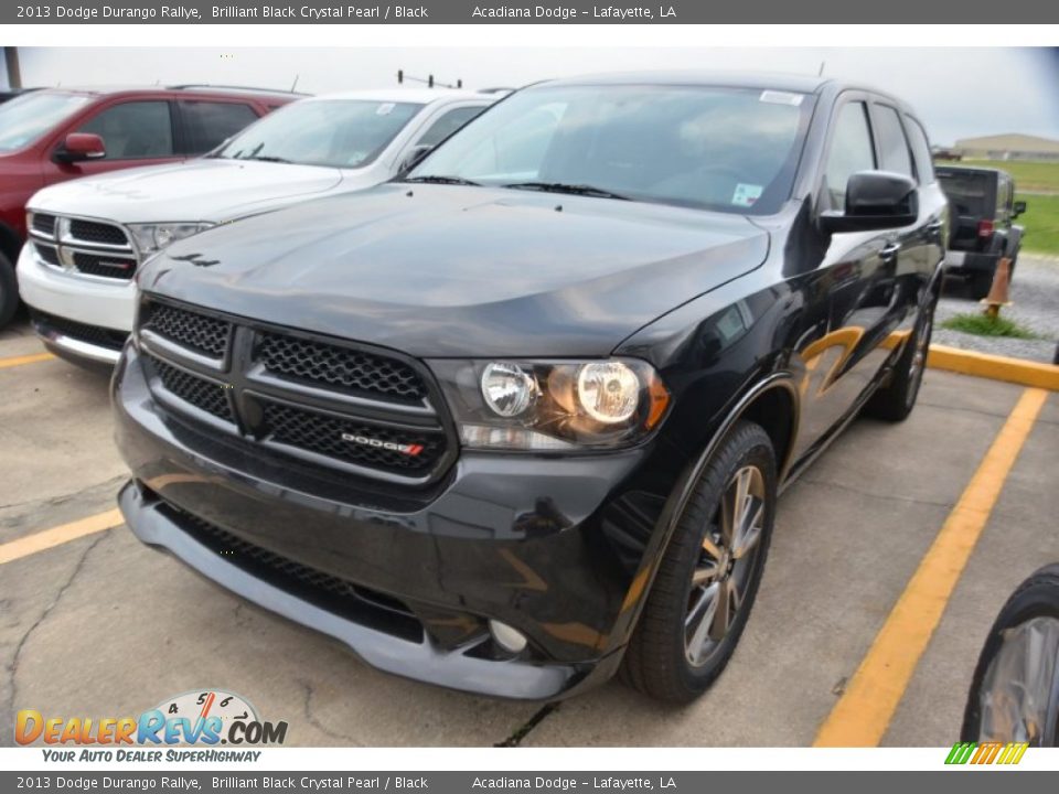 2013 Dodge Durango Rallye Brilliant Black Crystal Pearl / Black Photo #1