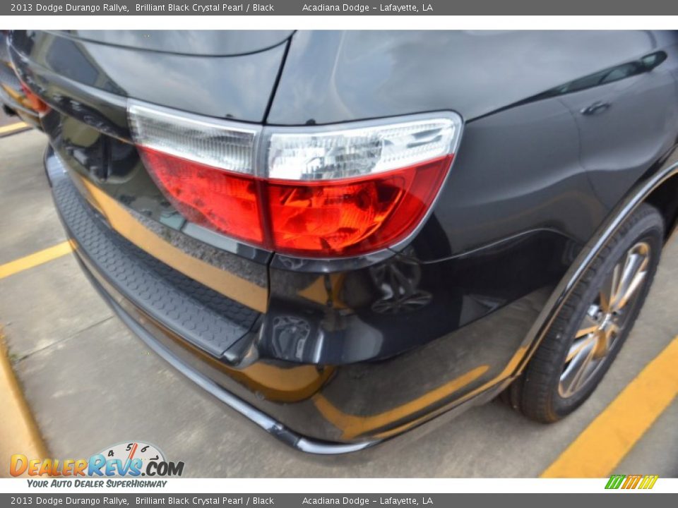 2013 Dodge Durango Rallye Brilliant Black Crystal Pearl / Black Photo #3