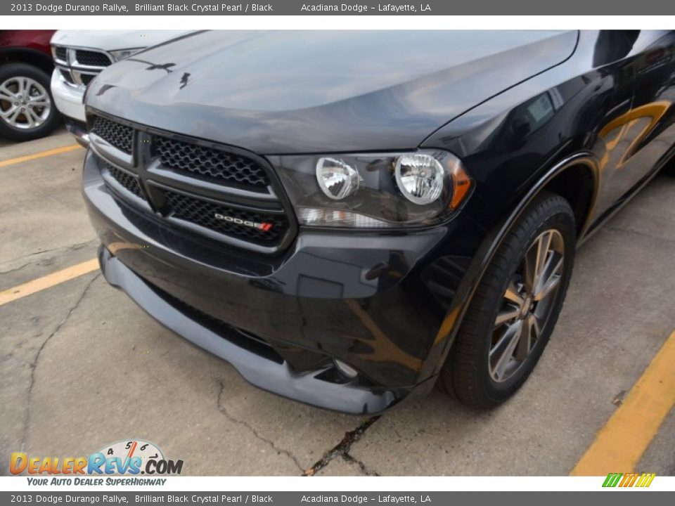 2013 Dodge Durango Rallye Brilliant Black Crystal Pearl / Black Photo #5