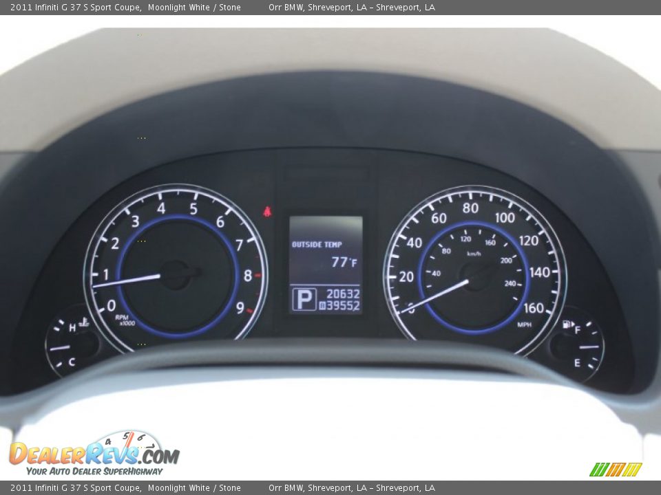 2011 Infiniti G 37 S Sport Coupe Gauges Photo #13