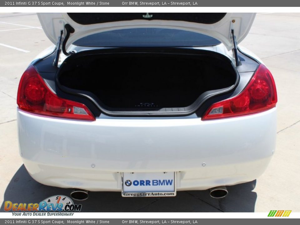 2011 Infiniti G 37 S Sport Coupe Moonlight White / Stone Photo #20