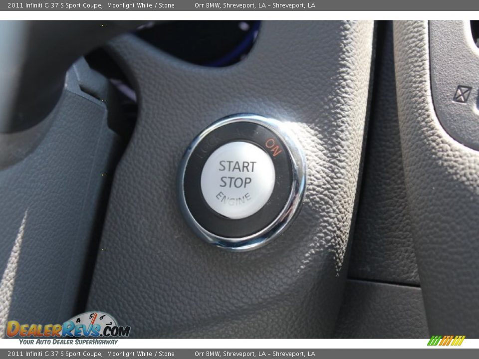 2011 Infiniti G 37 S Sport Coupe Moonlight White / Stone Photo #25