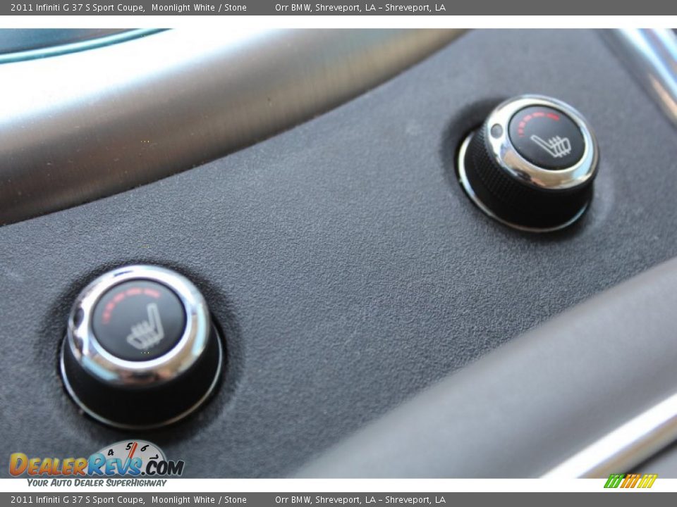 2011 Infiniti G 37 S Sport Coupe Moonlight White / Stone Photo #29