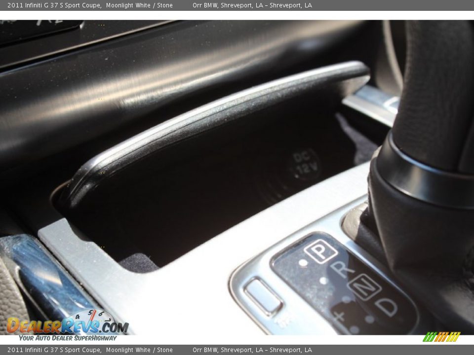 2011 Infiniti G 37 S Sport Coupe Moonlight White / Stone Photo #31