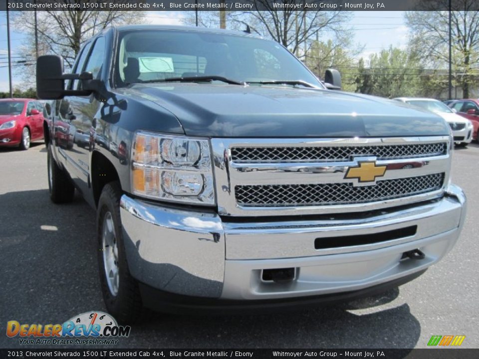 2013 Chevrolet Silverado 1500 LT Extended Cab 4x4 Blue Granite Metallic / Ebony Photo #1