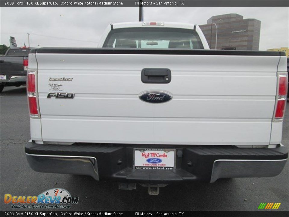 2009 Ford F150 XL SuperCab Oxford White / Stone/Medium Stone Photo #7