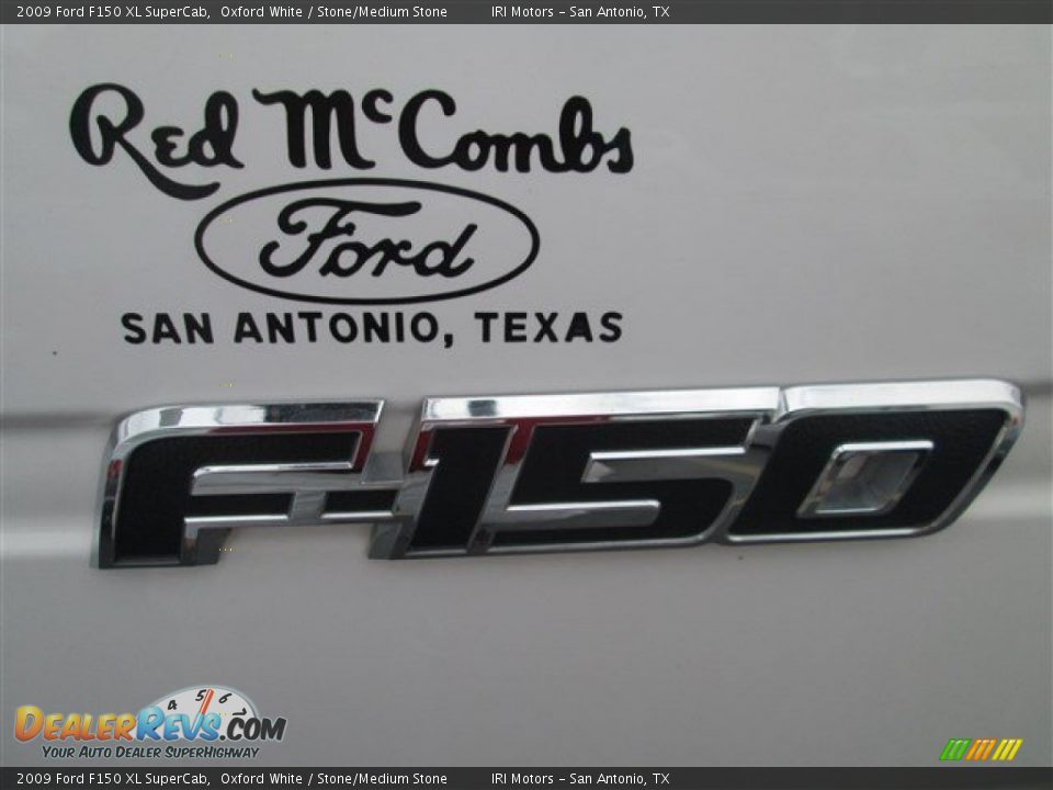 2009 Ford F150 XL SuperCab Oxford White / Stone/Medium Stone Photo #8