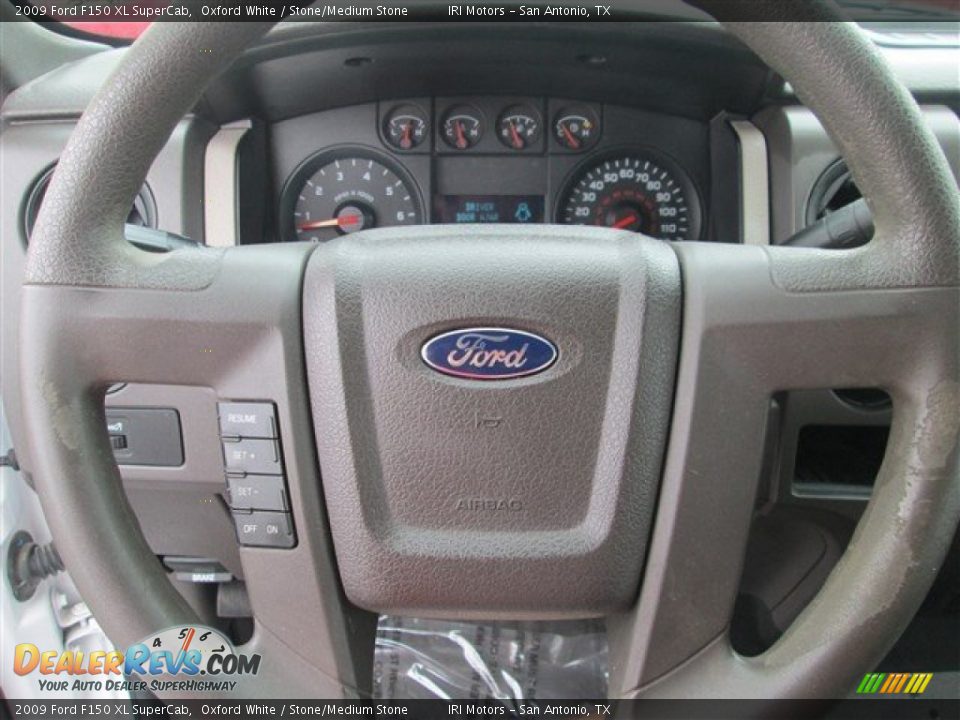 2009 Ford F150 XL SuperCab Oxford White / Stone/Medium Stone Photo #14