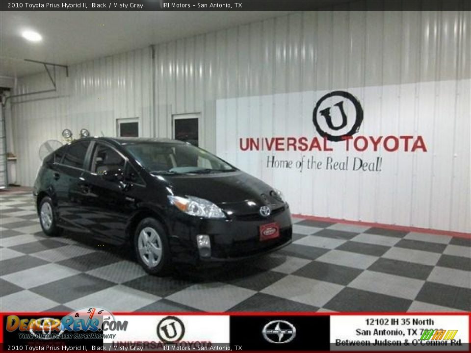 2010 Toyota Prius Hybrid II Black / Misty Gray Photo #1