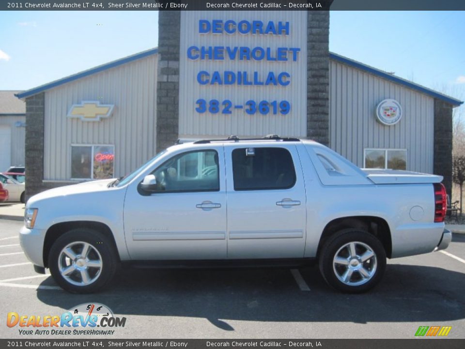 2011 Chevrolet Avalanche LT 4x4 Sheer Silver Metallic / Ebony Photo #1