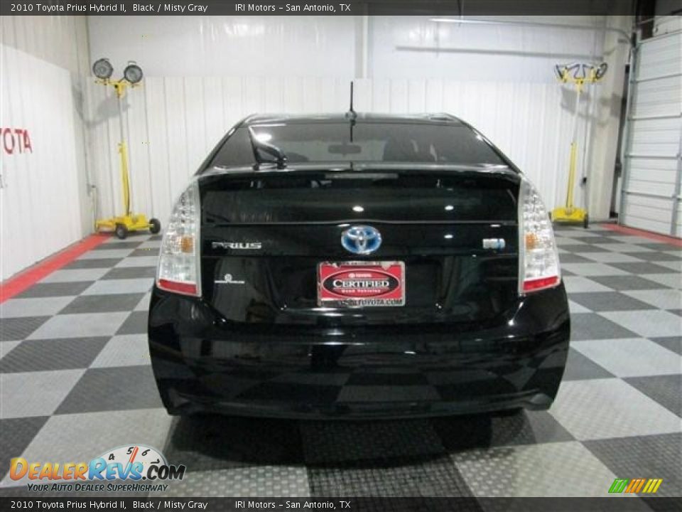 2010 Toyota Prius Hybrid II Black / Misty Gray Photo #6