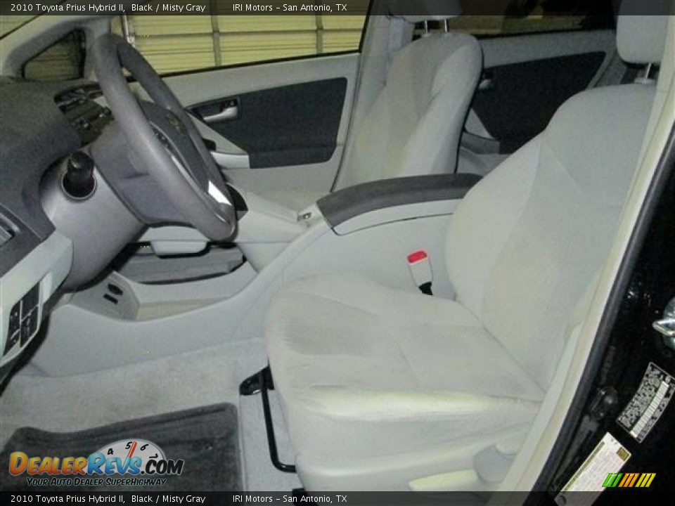 2010 Toyota Prius Hybrid II Black / Misty Gray Photo #11