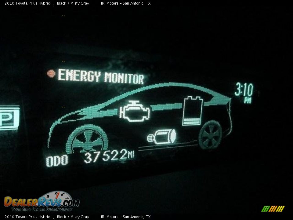 2010 Toyota Prius Hybrid II Black / Misty Gray Photo #12