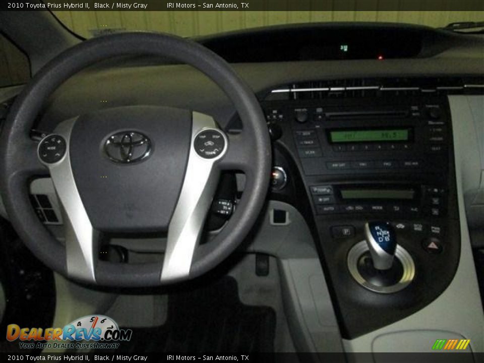 2010 Toyota Prius Hybrid II Black / Misty Gray Photo #13