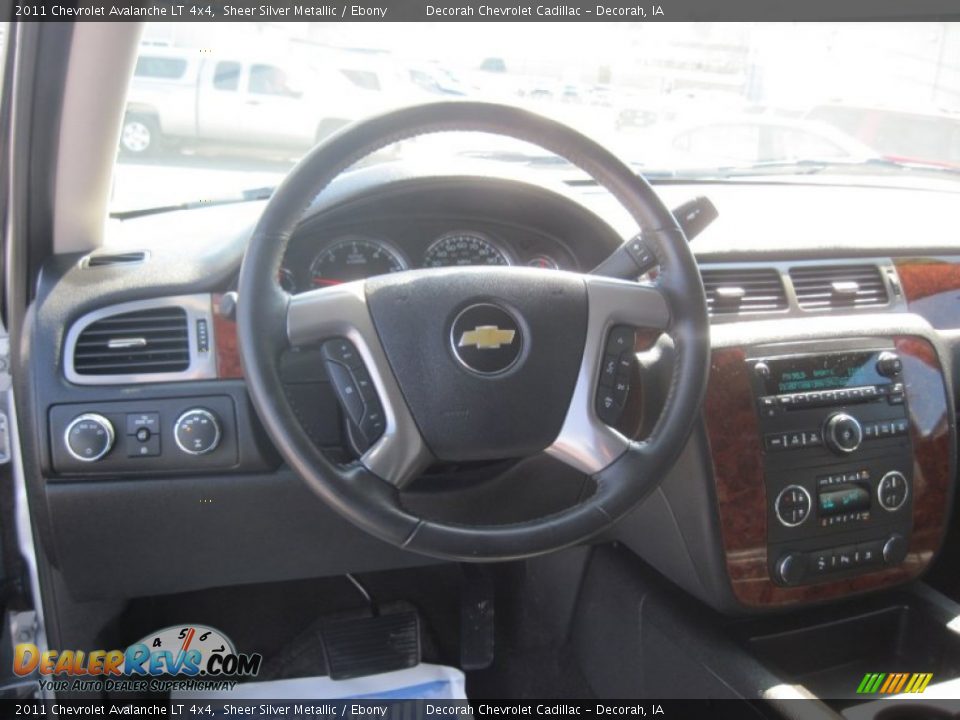 2011 Chevrolet Avalanche LT 4x4 Sheer Silver Metallic / Ebony Photo #9
