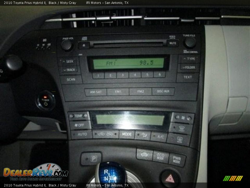 2010 Toyota Prius Hybrid II Black / Misty Gray Photo #14