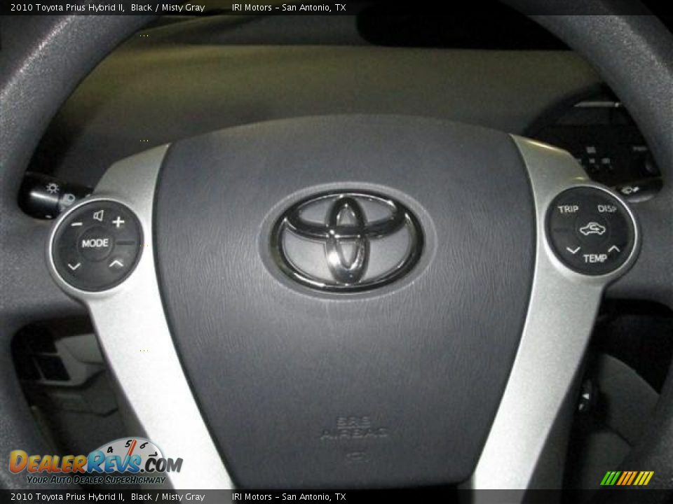 2010 Toyota Prius Hybrid II Black / Misty Gray Photo #15