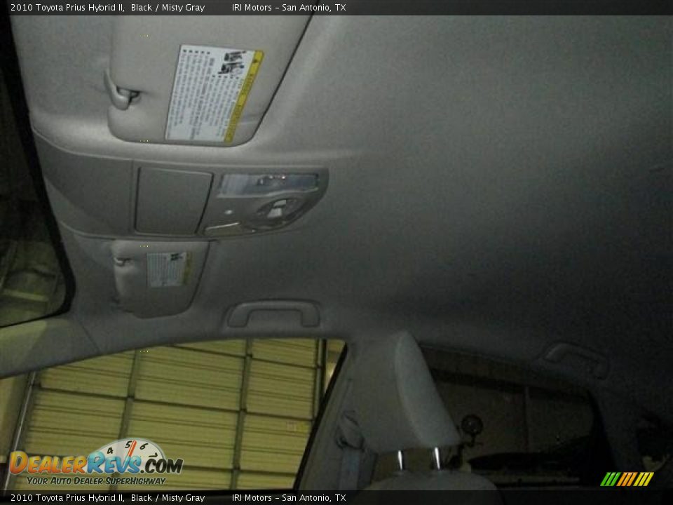 2010 Toyota Prius Hybrid II Black / Misty Gray Photo #16