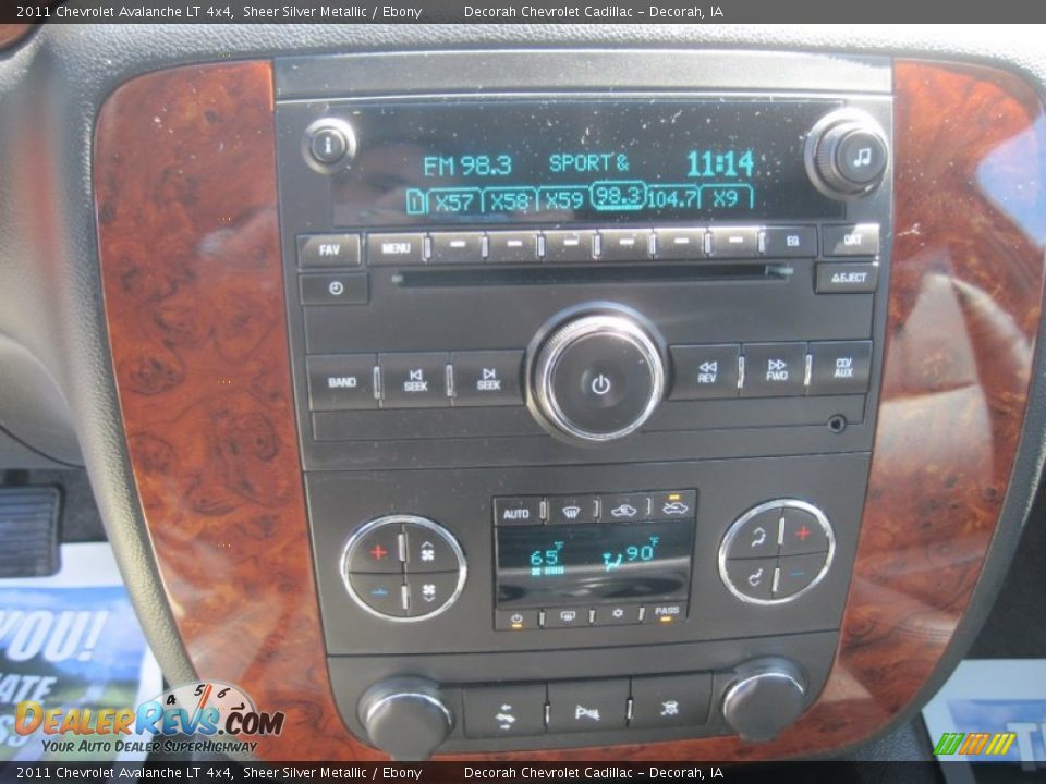 2011 Chevrolet Avalanche LT 4x4 Sheer Silver Metallic / Ebony Photo #11