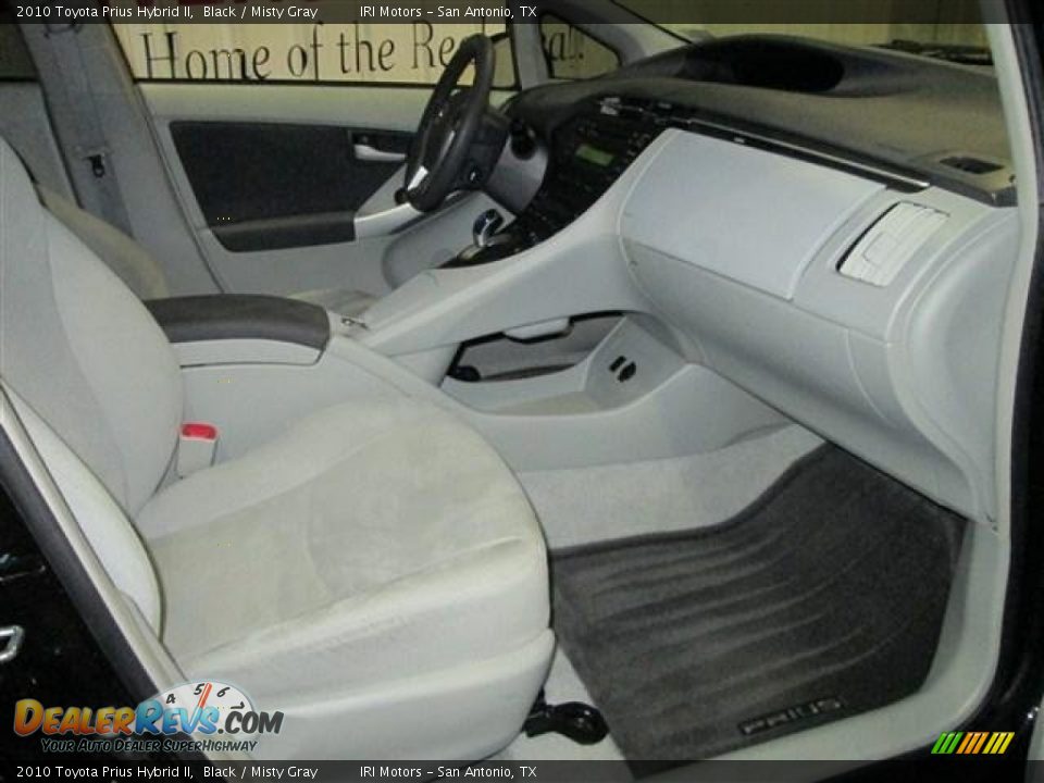 2010 Toyota Prius Hybrid II Black / Misty Gray Photo #17