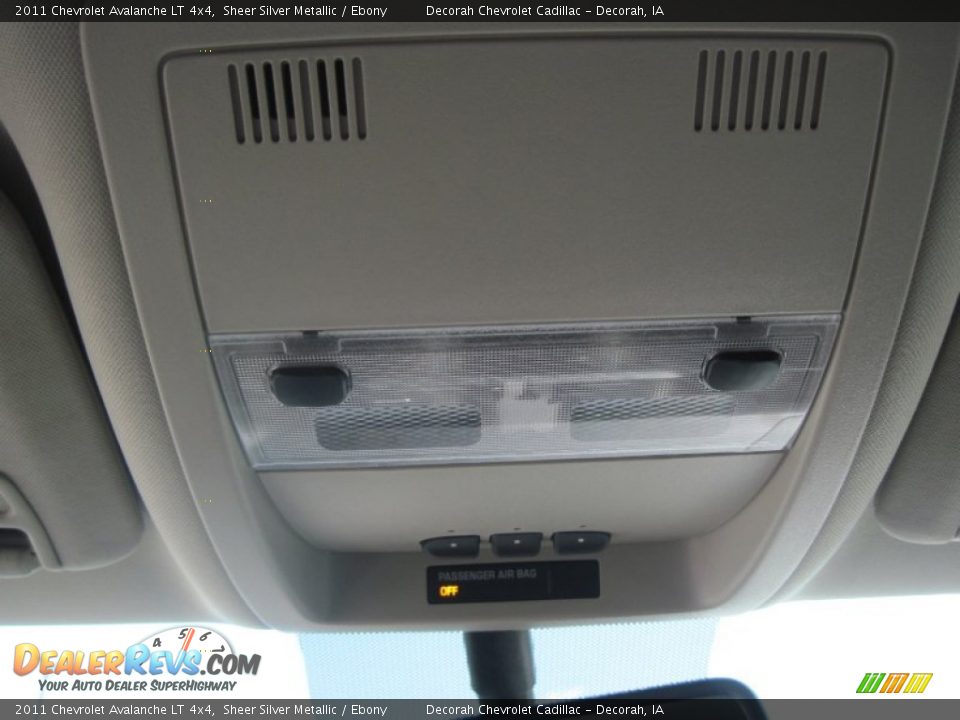 2011 Chevrolet Avalanche LT 4x4 Sheer Silver Metallic / Ebony Photo #13