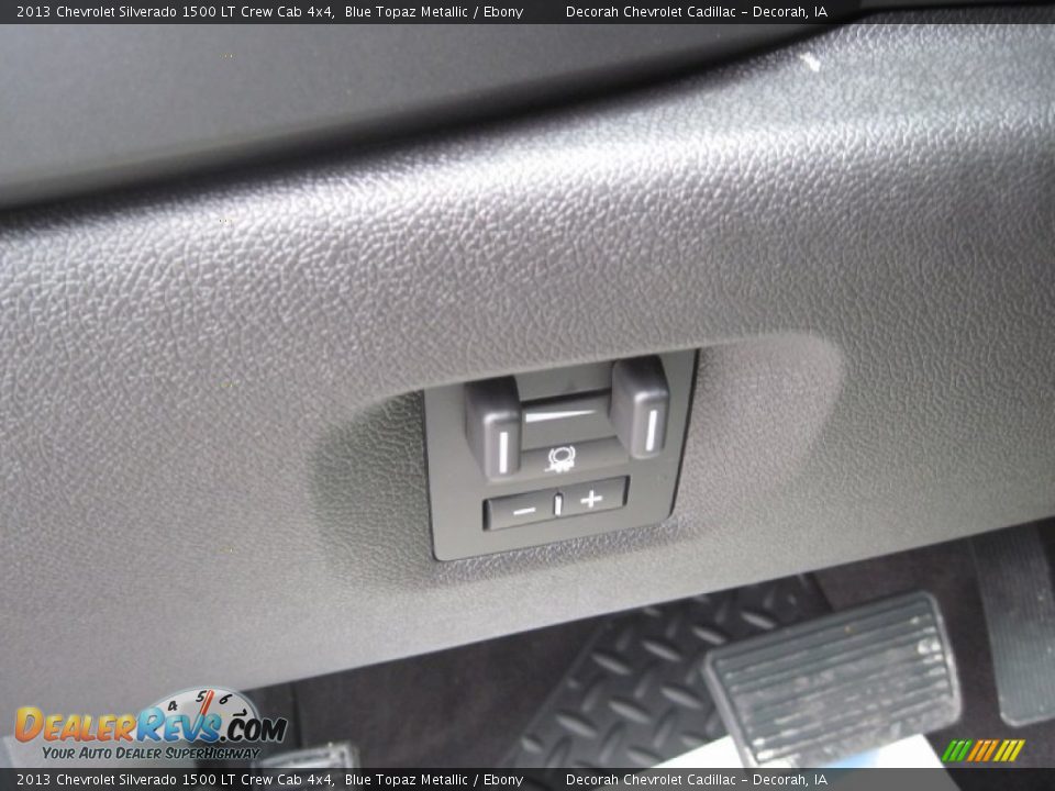2013 Chevrolet Silverado 1500 LT Crew Cab 4x4 Blue Topaz Metallic / Ebony Photo #10