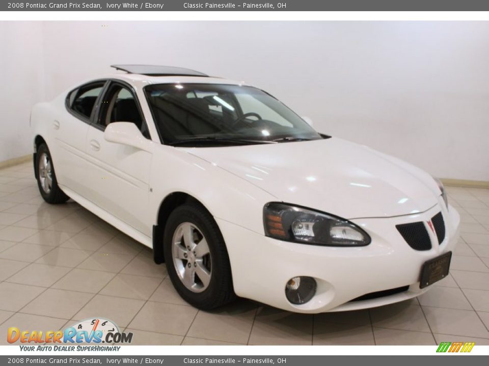 2008 Pontiac Grand Prix Sedan Ivory White / Ebony Photo #1