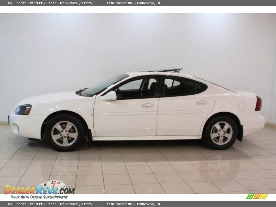 2008 Pontiac Grand Prix Sedan Ivory White / Ebony Photo #4