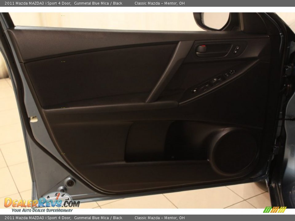 2011 Mazda MAZDA3 i Sport 4 Door Gunmetal Blue Mica / Black Photo #4