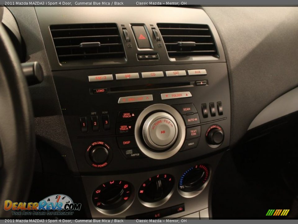 2011 Mazda MAZDA3 i Sport 4 Door Gunmetal Blue Mica / Black Photo #8
