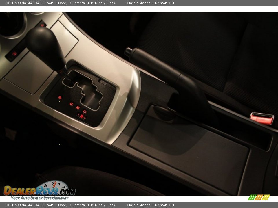 2011 Mazda MAZDA3 i Sport 4 Door Gunmetal Blue Mica / Black Photo #9