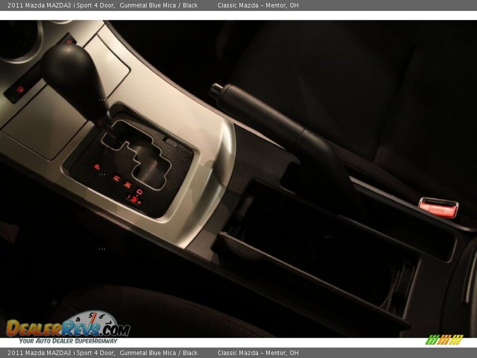 2011 Mazda MAZDA3 i Sport 4 Door Gunmetal Blue Mica / Black Photo #10